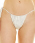 Фото #1 товара Monica Hansen Beachwear String Bikini Bottom Women's White L