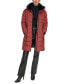 Фото #5 товара Women's Rope Belted Faux-Fur-Trim Hooded Puffer Coat