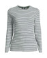 ფოტო #2 პროდუქტის Plus Size Lightweight Waffle Skimming Long Sleeve Crew Neck T-Shirt