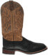 Фото #1 товара Laredo Topeka Square Toe Cowboy Mens Black, Brown Dress Boots 7824