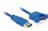 Фото #2 товара Delock USB 3.0 A - 1m - 1 m - USB A - USB A - USB 3.2 Gen 1 (3.1 Gen 1) - Male/Female - Blue
