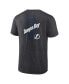 Фото #2 товара Men's Heather Charcoal Tampa Bay Lightning Backbone T-Shirt