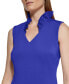 Women's V-Neck Scuba-Crepe Sheath Dress