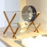 Фото #3 товара Подставка для сушки посуды Relaxdays CROSS из бамбука и металла