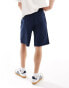 Jack & Jones loose fit linen short in navy