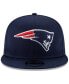 Фото #3 товара Men's New England Patriots Basic 9FIFTY Adjustable Snapback Cap