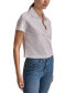 Фото #5 товара Women's Cropped Relaxed-Fit Polo