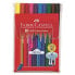 Фото #3 товара FABER-CASTELL 155310 - Black - Blue - Brown - Cyan - Green - Pink - Red - Violet - Yellow - Multicolour - Round - 10 pc(s)