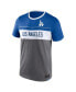 Men's Gray Los Angeles Dodgers Claim The Win T-shirt