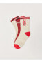 Baskılı Kadın Soket Çorap 3'lü Paket