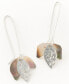 Silver-Tone Tulip Earrings