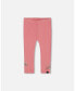 Big Girls Super Soft Brushed Rib Leggings Light Pink