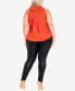 ფოტო #4 პროდუქტის Plus Size Penny Top