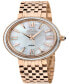 ფოტო #1 პროდუქტის Women's Genoa Rose Gold-Tone Stainless Steel Watch 36mm