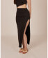 ფოტო #1 პროდუქტის High Slit Maxi Skirt