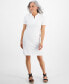 Фото #1 товара Petite Cotton Weekender Polo Dress, Created for Macy's