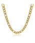 ფოტო #1 პროდუქტის Heavy Solid Strong Shinny Mens Figaro Chain Necklace Link bracelet Set For Men Gold Plated Stainless Steel 11MM