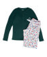 ფოტო #2 პროდუქტის Christmas Peace Women's 2-Piece Pajama Set