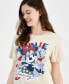 ფოტო #3 პროდუქტის Juniors' Amazing Minnie Mouse Crewneck T-Shirt