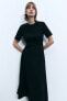 Фото #3 товара Платье со сборками сбоку — zw collection ZARA