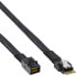 Фото #2 товара InLine Slim SAS cable - SFF-8654 to Mini SAS HD SFF-8643 - 24Gb/s - 1m
