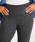 Фото #4 товара Women's Mid-Rise Ponté-Knit Pants with Tummy Control, Created for Macy's