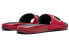 Фото #4 товара Nike Benassi Jdi Chenille Mens Slide in Red Navy 简约休闲运动拖鞋 红色 / Сланцы Nike Benassi Jdi Chenille AO2805-600