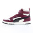 Фото #10 товара Puma RBD Game 38583920 Mens Burgundy Leather Lifestyle Sneakers Shoes