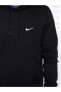 Фото #3 товара Толстовка Nike Pullover Hoodie With Swoosh Logo, черная.