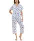 Фото #9 товара Пижама Roudelain Printed Capri Pajamas