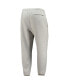 Фото #4 товара Men's Heathered Gray NBA Team 31 75th Anniversary Courtside Fleece Jogger Pants