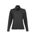 Page & Tuttle Contrast Stitch Quarter Zip Layering Pullover Womens Black Casual