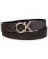 Фото #2 товара Women's Reversible Puffed CK Monogram Buckle Belt