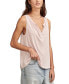 ფოტო #3 პროდუქტის Women's Sandwash V-Notch Sleeveless Top