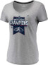 ფოტო #2 პროდუქტის Women's Atlanta Braves 2021 World Series Champions Locker Room V-Neck T-Shirt