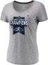 Фото #2 товара Women's Atlanta Braves 2021 World Series Champions Locker Room V-Neck T-Shirt