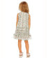 ფოტო #2 პროდუქტის Little Girls Mesh Floral Print A-Line Dress