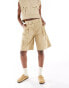 Фото #5 товара Mango bermuda co-ord shorts in tan