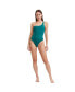 Фото #1 товара Women's Solid One shoulder one piece swimsuit