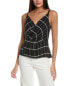 Cabi Check Crossover Cami Women's 6