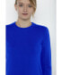 ფოტო #3 პროდუქტის Women's 100% Pure Cashmere Long Sleeve Crew Neck Pullover Sweater (1362, Lime, X-Small )