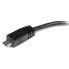 Фото #3 товара StarTech.com 6in Micro USB to Mini USB Adapter Cable M/F - 0.15 m - Mini-USB B - Micro-USB A - Male/Female - Black