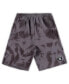 ფოტო #1 პროდუქტის Men's Charcoal Las Vegas Raiders Big and Tall Tie-Dye Shorts