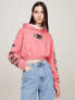 Tommy Jeans Pullover Hoodie in Light Pink