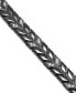 Men's Cubic Zirconia Chevron Link Bracelet in Stainless Steel