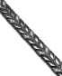 Фото #5 товара Men's Cubic Zirconia Chevron Link Bracelet in Stainless Steel