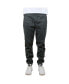 Фото #1 товара Men's Slim-Fit Marled Fleece Joggers with Zipper Side Pockets