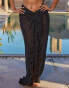 Moda Minx X Sophie Piper chiffon ruffle maxi sarong in black