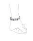 ფოტო #5 პროდუქტის Stylish Masculine Geometric Infinity Key Link Bracelet Men Stainless Steel 9 Inch Length and 12MM Width