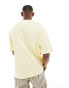 Tommy Jeans signature logo oversized t-shirt in yellow Zitronenschale, S - 45-48 - фото #2